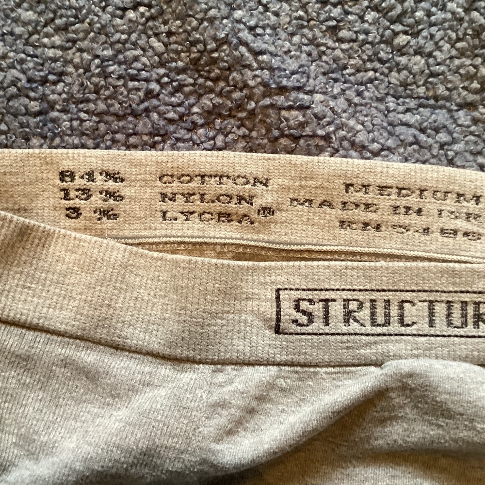Structure, Vintage, Gray Medium Brief - image 4